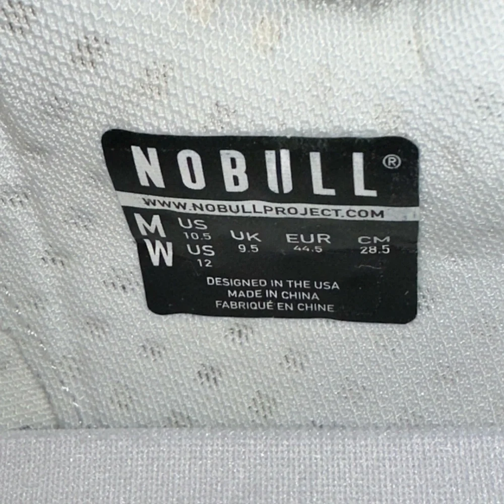 NOBULL Court Trainer Men’s US 10.5 white/gum like new - Picture 5 of 5